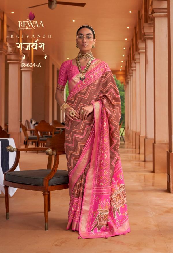 Rewaa Rajvansh Designer Patola Silk designer Saree Collection